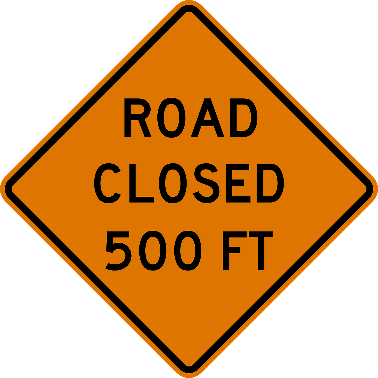 road closed